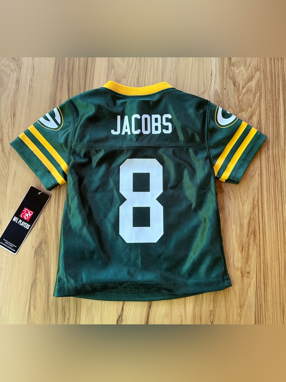 NFL Kids Green Bay Giants official NFL Jacobs #8 Football Jersey